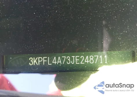 2018 Kia Forte Lx z USA, uszkodzony, nr VIN 3KPFL4A73JE248711